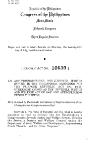 RA 10630ASDASD REPUBLIC ACT OF THE PHILIPPINES