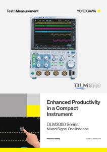 DLM3000 Series Mixed Signal Oscilloscope