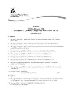 AWWA Manual M11 Steel Pipe—A Guide for Design and Installation, 4th ed. ( PDFDrive )