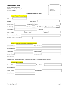 Tenant Information Form 4