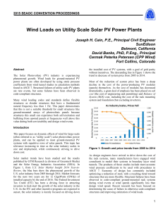 8 Cain Banks Wind loads on utility scale solar PV power plants