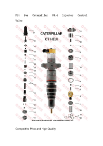 Fit for Caterpillar C6.4 Injector Control Valve