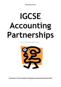 igcse accounting partnerships questionnaire