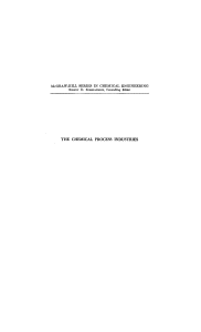 the chemical process industries - PDF Room