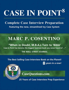 Case in Point Complete Case Interview Pr