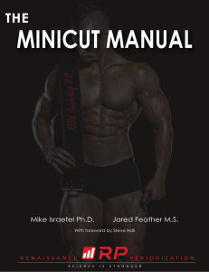 Mini Cut Manual - Dr.Mike Isratele