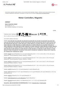 NLDX.E29096 - Motor Controllers, Magnetic   UL Product iQ