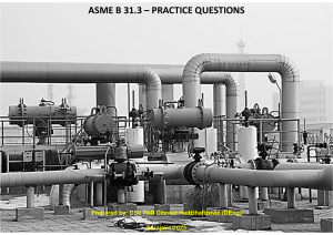preguntas prácticas ASME B31.3
