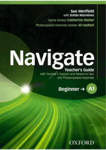 304 9 Navigate A1 Beginner Teacher's Guide with Resources 2015,