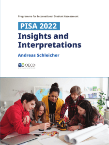 PISA 2022 Insights and Interpretations