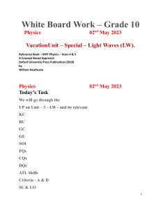 2023-24 MYP5 Phy Vacation Unit LW Resource White Board -2 May