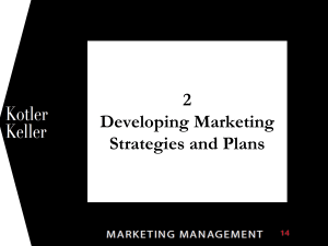 Ch 2- Marketing Management