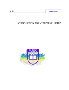 2011 VUSSC Intro-to-Entrepreneurship