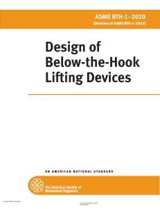 ASME BTH-1 2020 (Design of Below-the-Hook Lifting Devices)
