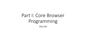 CoreBrowserProgrammingPartA