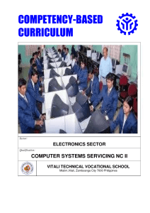 COMPETENCY BASED CURRICULUM ELECTRONICS (1)