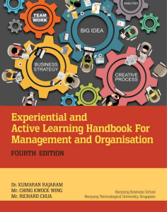 Experiential and Active Learning Handbook for Management and Organisation