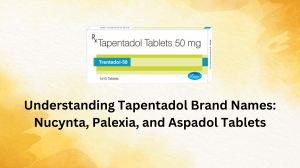 Understanding Tapentadol Brand Names Nucynta, Palexia, and Aspadol Tablets
