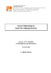 Electronique Haute Fréquence