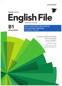 English File 4th edition Intermediate TG