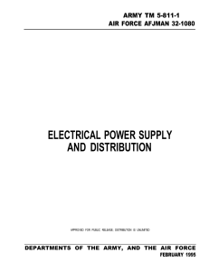 USArmy (TM 5-811-1) Electrical Power Supply and Distribution