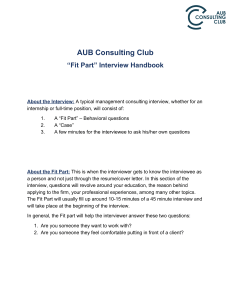 AUBCC Fit Interview Handbook 