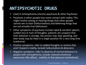 antipsychotic drugs