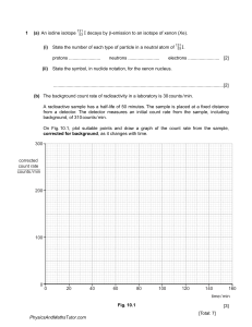 Radioactivity 1 QP