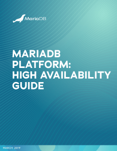mariadb-platform-high-availability-guide whitepaper 1001