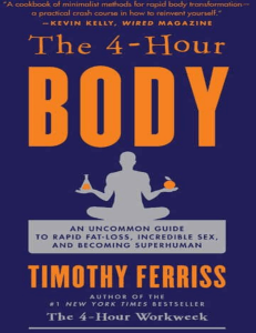 [Timothy Ferriss] The 4-Hour Body  An Uncommon Gui(8freebooks.net)