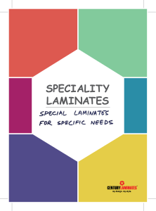 speciality laminates
