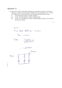 Electrical Engineering Exam Questions: Power Systems