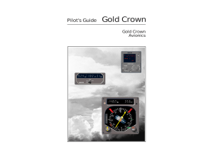 Gold Crown Avionics Pilot's Guide