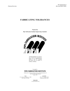 PFI-Fabricationg-Tolerances