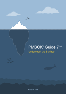 PMBoK guide. Underneath the surface