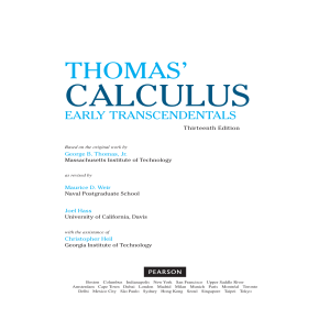 Thomas Calculus.