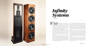 Infinity profile from TAS Illustrated History of High-End Audio (+interview to Arnie Nudell)