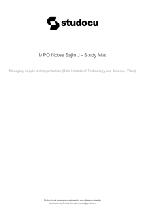 SEM1 ManagingPeopleOrganization Notes-Sajin-J