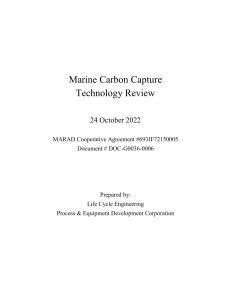 LCE Marine Carbon Capture Tech Review (Oct 2022)