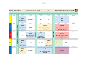Weekly Lesson Plan Template, 2024 Ramadan Hours.xlsx - Weekly Lesson Planner 1