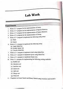 DS lab programs 