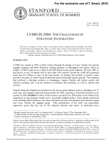 LVMH STUDY CASE 2004