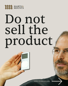 Do not sell the product sell the emotional value 1684319925