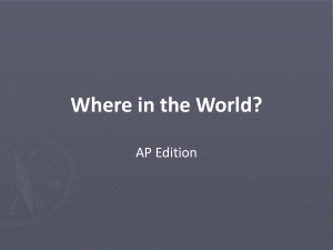 Where in the World (AP)