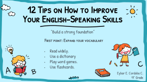 12 Tips on How to Improve Your English-Speaking Skills