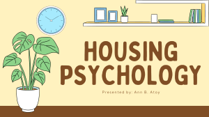 housing psychology