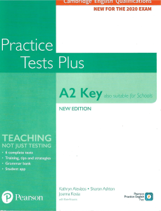 504 1- Practice Tests Plus with answers. A2 Key 2019, 192p