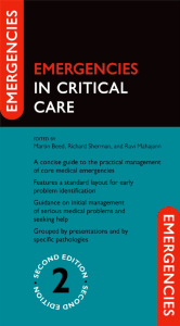 M Beed, R Sherman, R Mahajan (eds.) - Emergencies in Critical Care-Oxford University Press (2013)