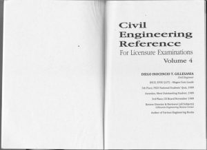 Civil Engineering Vol.4 Gillesania