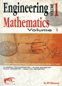 Engineering Mathematics Vol1 Gille
